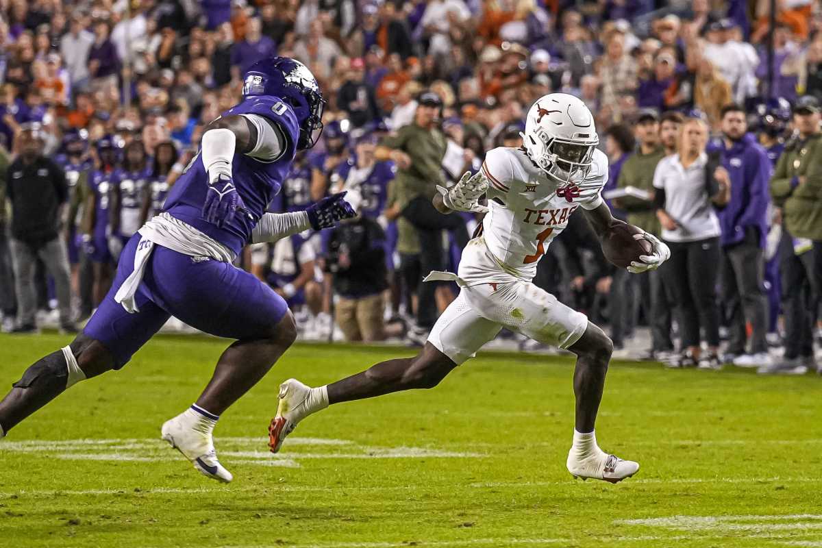 Texas wide receiver Xavier Worthy 